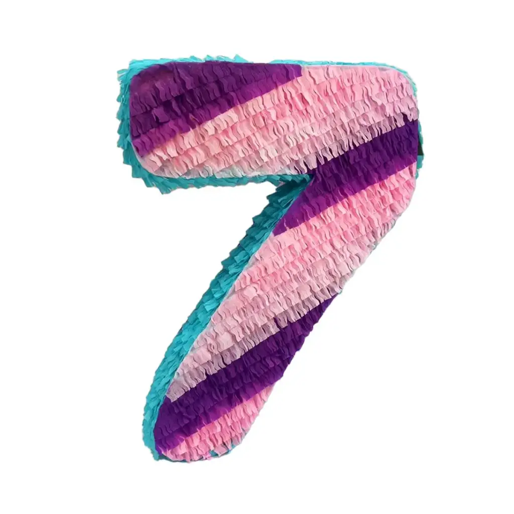 Number 7 Birthday Pinata