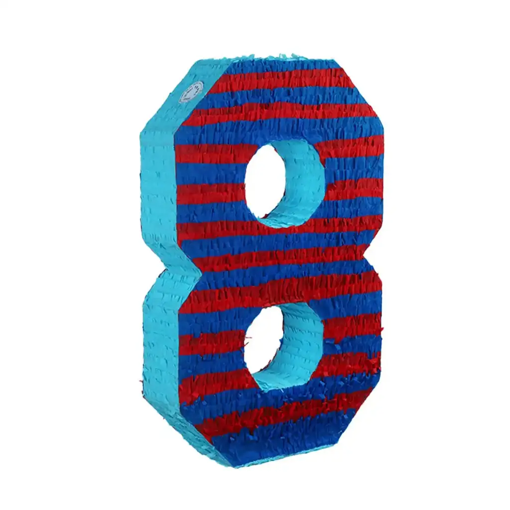 Number 8 Birthday Pinata