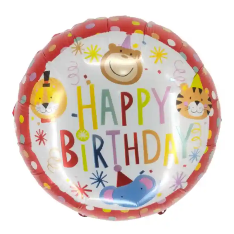 Jungle Theme Foil Balloon 18in