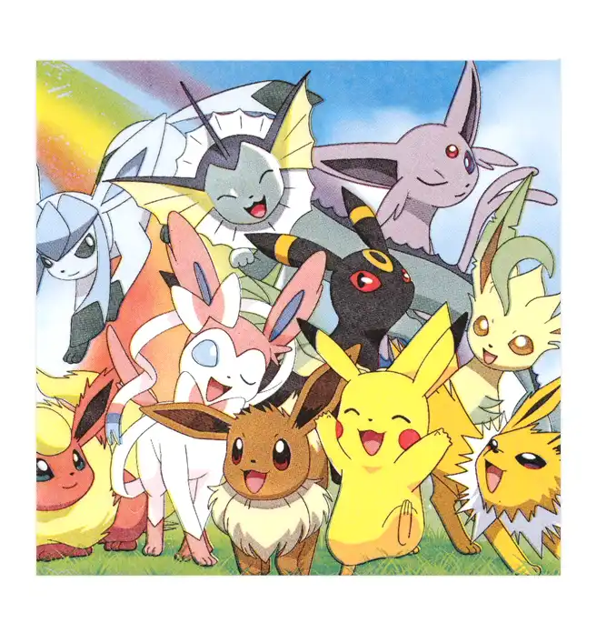 Pokemon Pikachu & Friends Party Paper Napkins – 20 Pcs