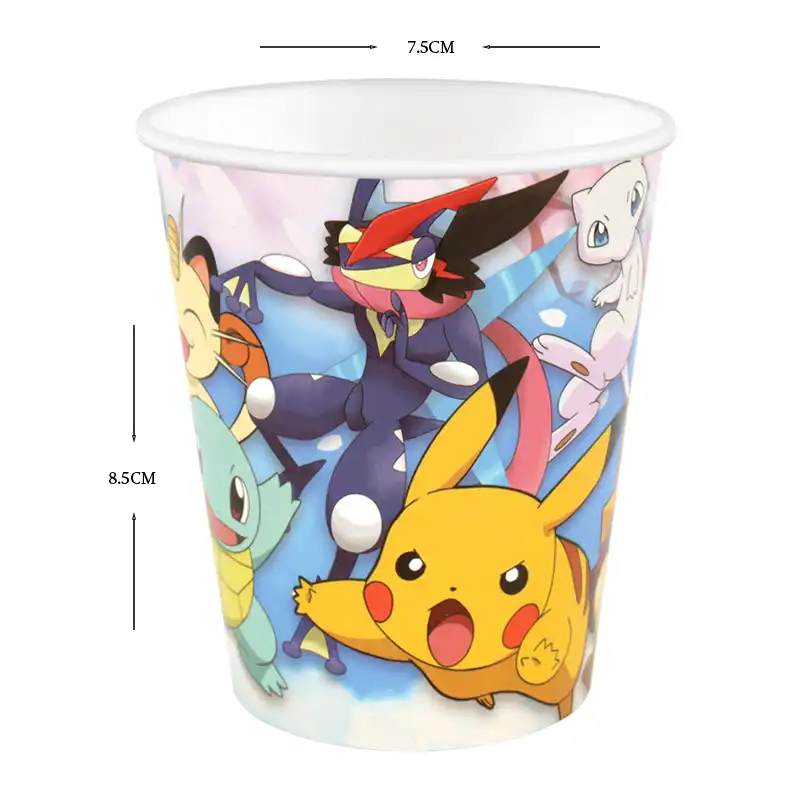 Pokémon Party Paper Cups  - 10 pcs