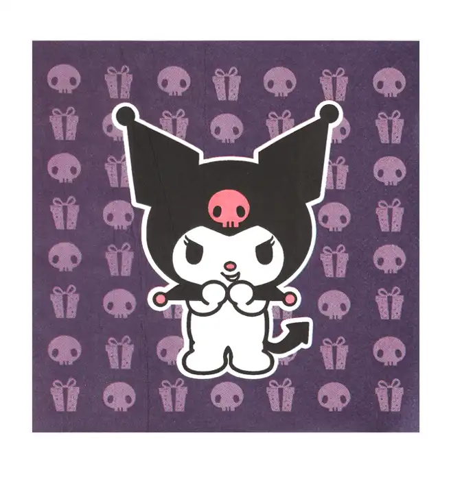 Kuromi Character Party Paper Napkins – 20 Pcs