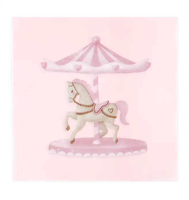 Carousel Horse Party Paper Napkins - 16 pcs