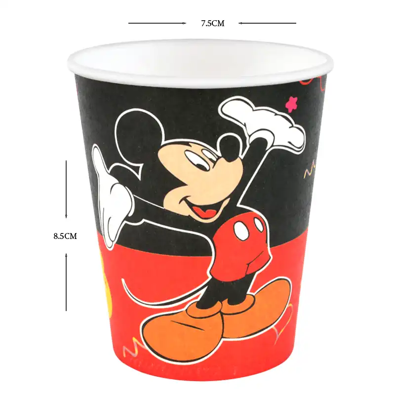 Mickey Mouse Party Paper Cups - 10 pcs