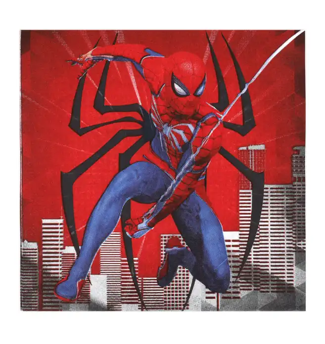 Spiderman Party Paper Napkins - 10 pcs