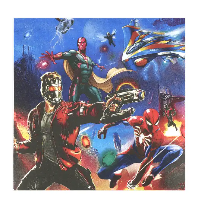 Marvel Avengers Heroes Party Paper Napkins – 20 Pcs