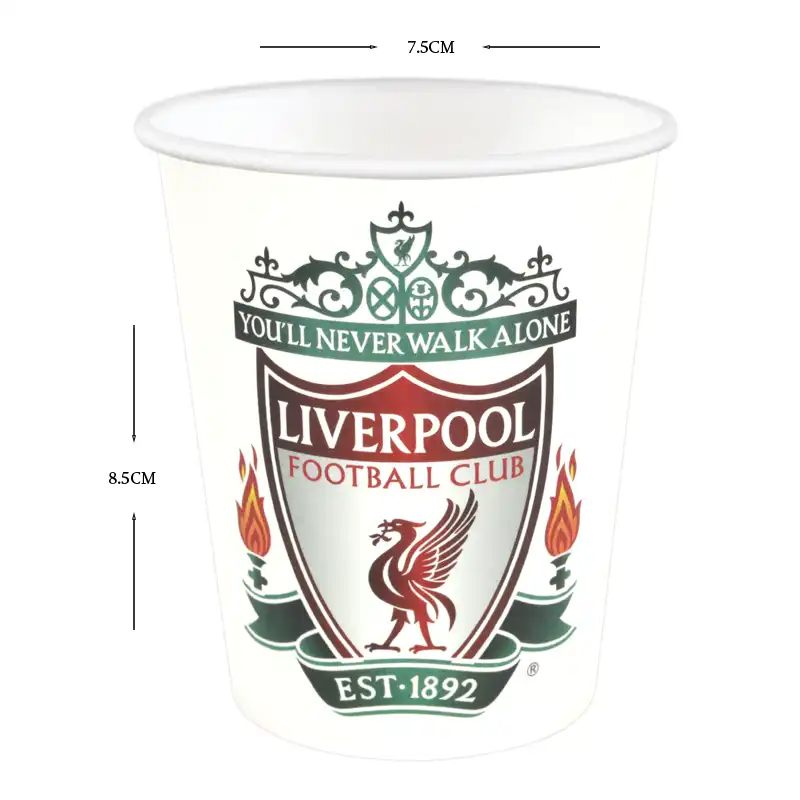 Liverpool Party Paper Cups – 8 pcs