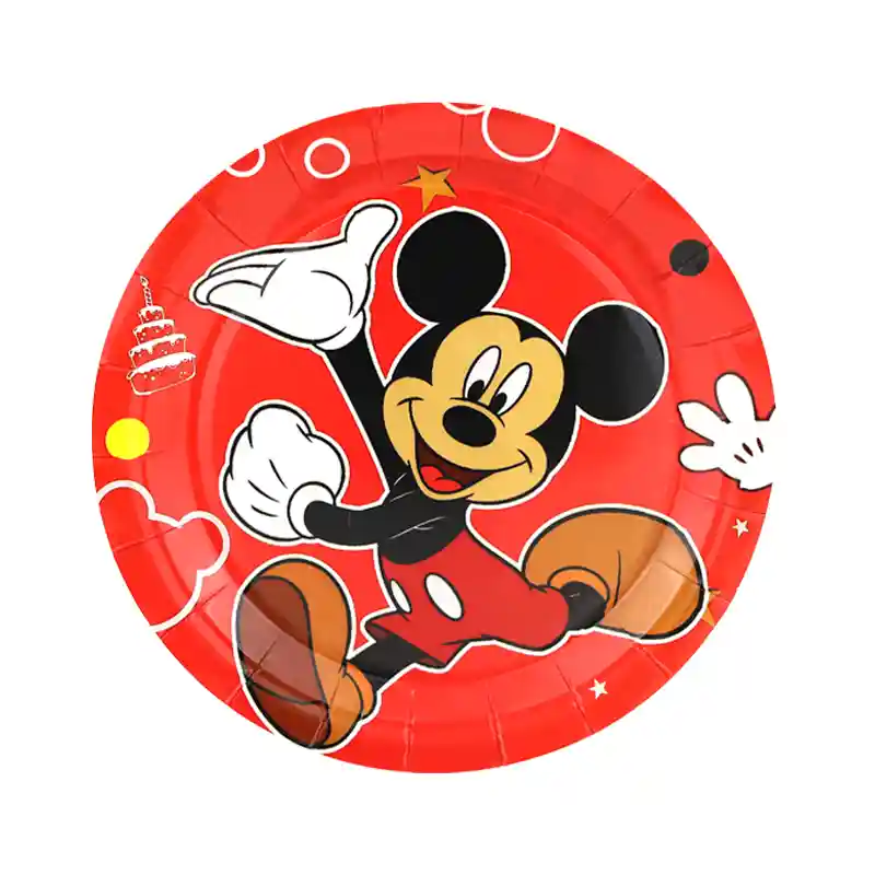Mickey Mouse Party Plates – 7 Inch, 10 Pcs