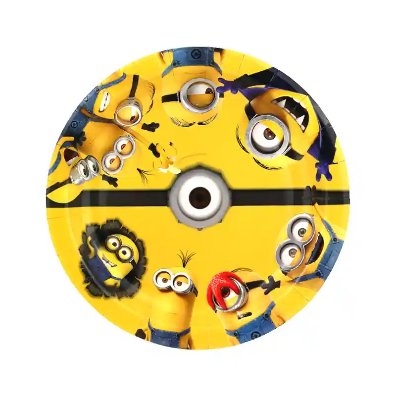 Minions Party Plates – 7 Inch, 10pcs
