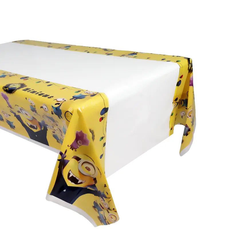 Minions Theme Table Cover 108×180cm