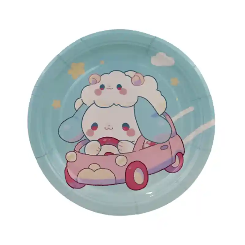 Cinnamoroll Party Plates – 7 Inch, 10 Pcs 