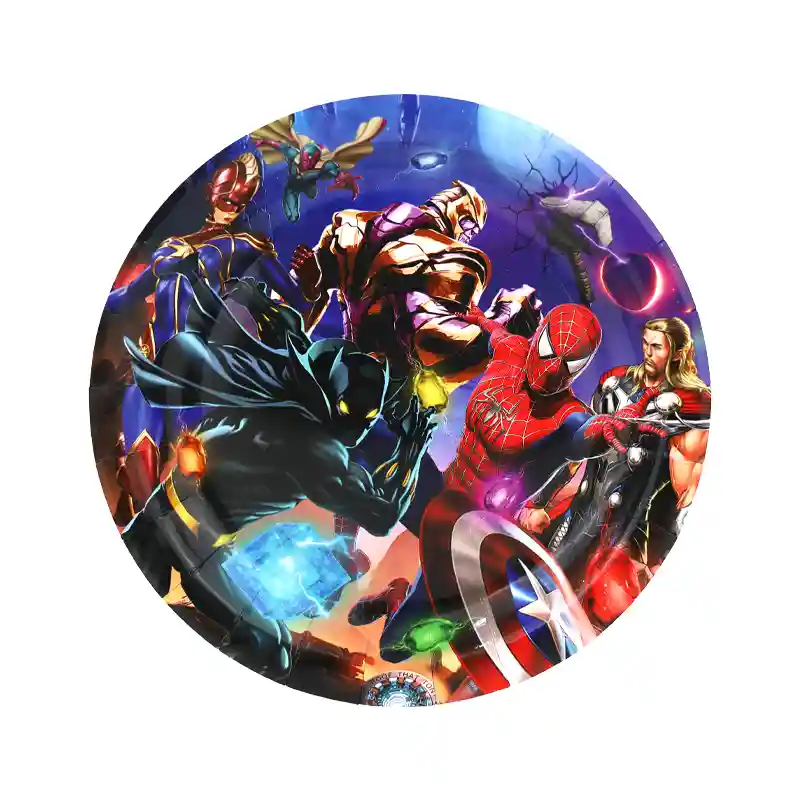Avengers Party Plates – 7 Inch, 10 pcs
