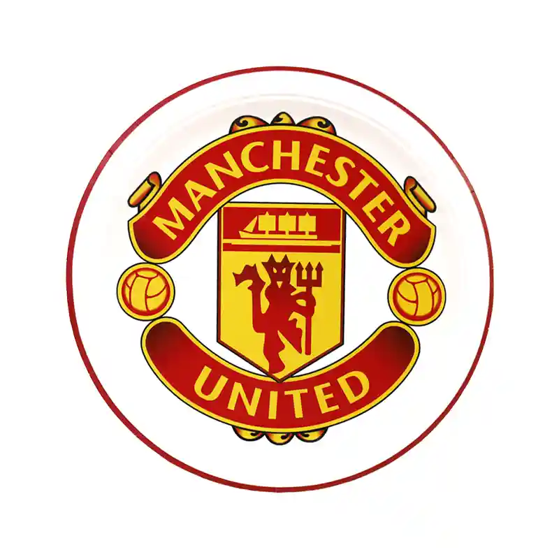 Manchester United Party Plates – 7 Inch, 8 Pcs