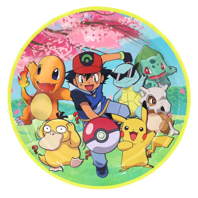 Pokemon Go Paper Plates 9 Inch – 10 Pcs