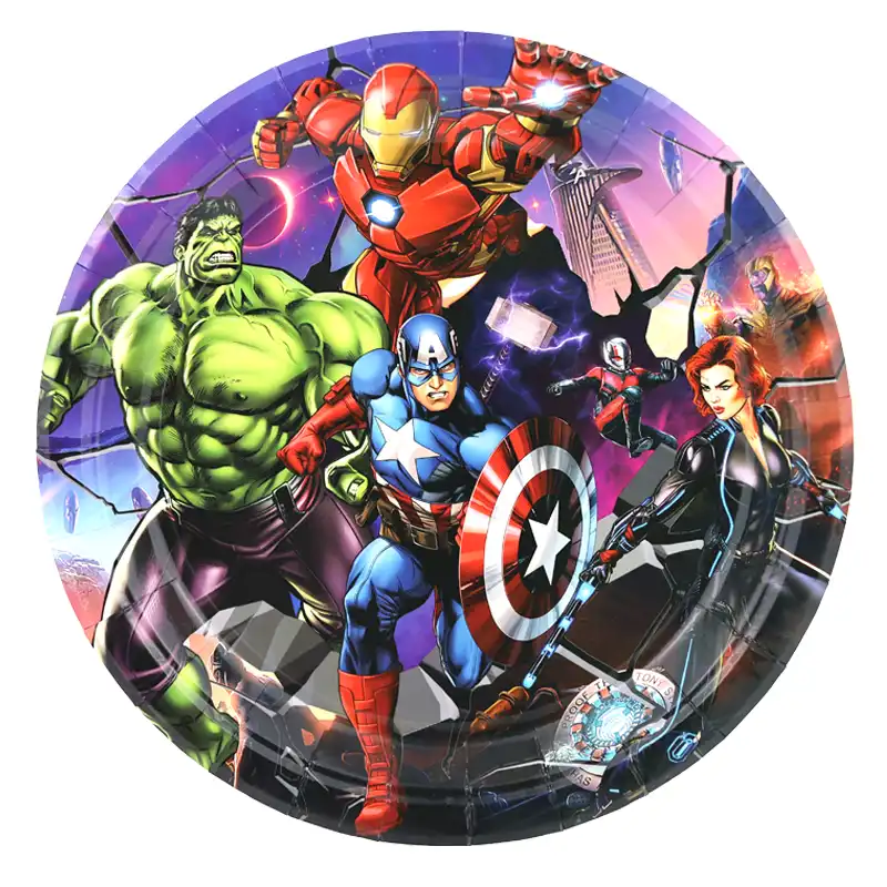Avengers Paper Plates 9 Inch – 10 Pcs