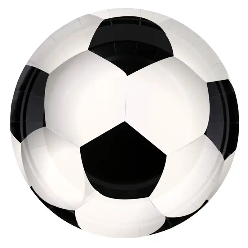 Soccer Paper Plates 9 Inch – 10 Pcs