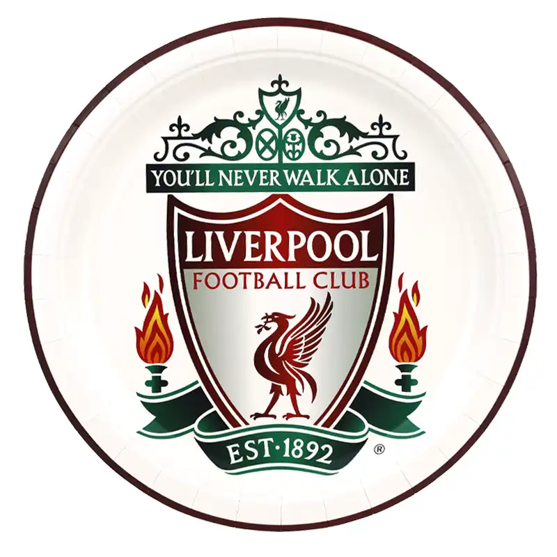Liverpool Paper Plates 9 Inch – 8 Pcs