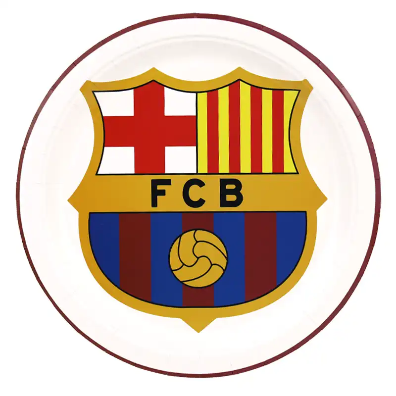 FC Barcelona Paper Plates 9 Inch – 8 Pcs