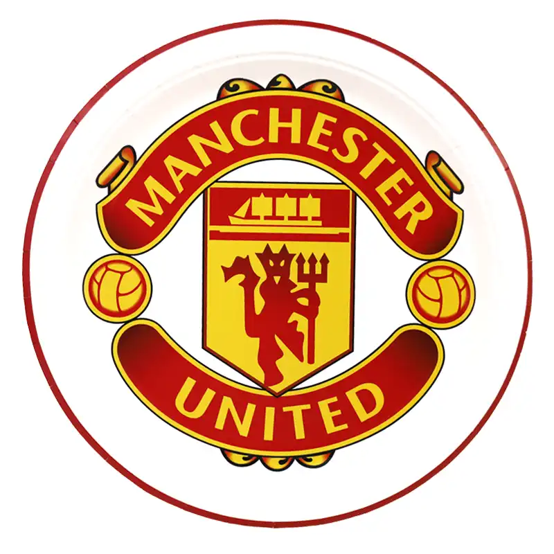 Manchester United Paper Plates 9 Inch – 8 Pcs