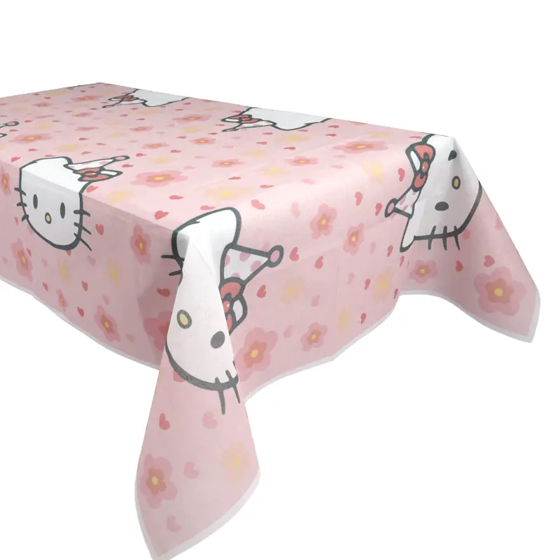 Hello Kitty Plastic Table Cover 108×180cm