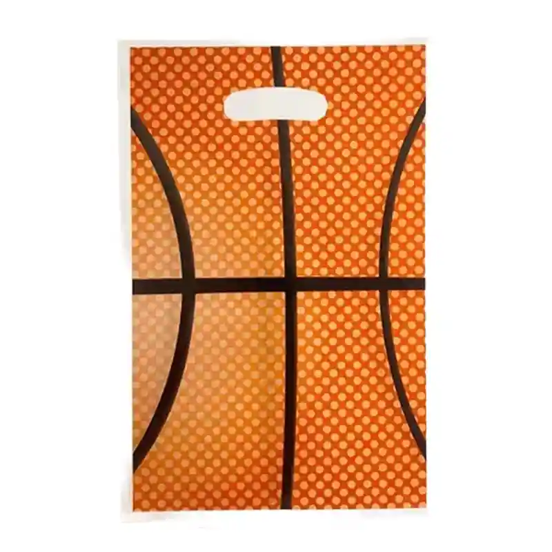 Basketball Goodie Bag Plastic Party Favour 10 pcs