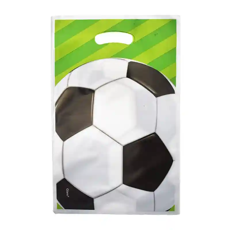 Soccer Ball Goodie Bag Plastic Favor Bag 25x16cm