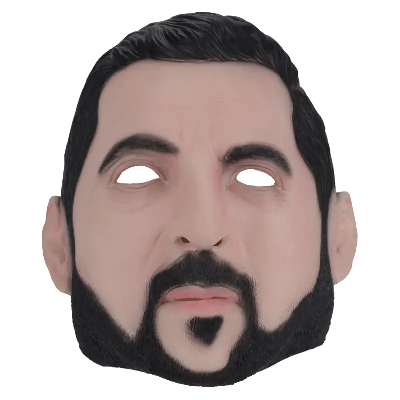Realistic Man Face Mask – Creepy Halloween Costume Accessory