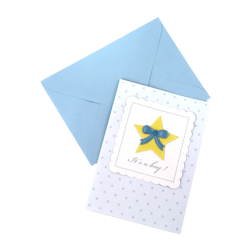 It's a Boy Card with Yellow Star 