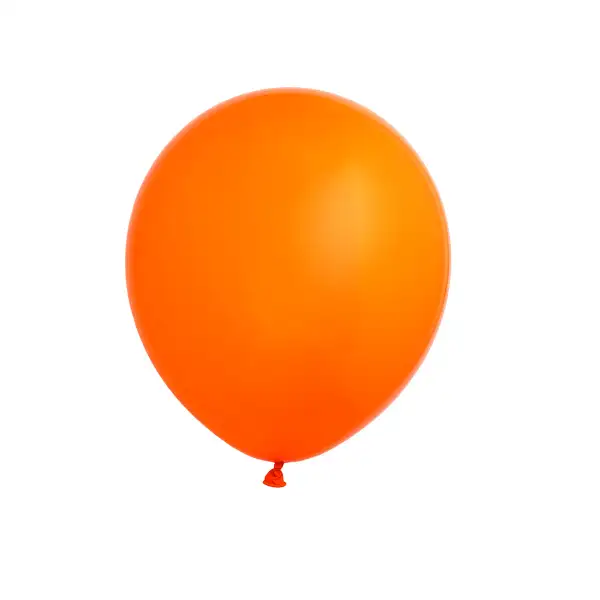 Orange Latex Balloon 11in – Helium Inflated
