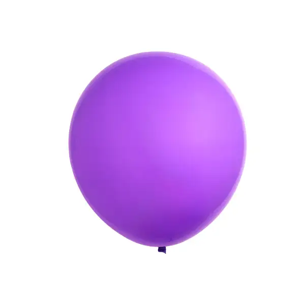 Purple Latex Balloon 11in  – Helium Inflated