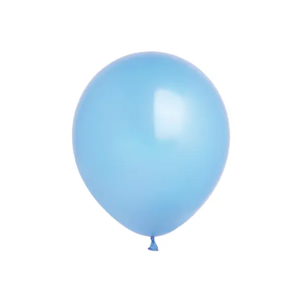Light Blue Metallic Latex Balloons 11in – Helium Inflated