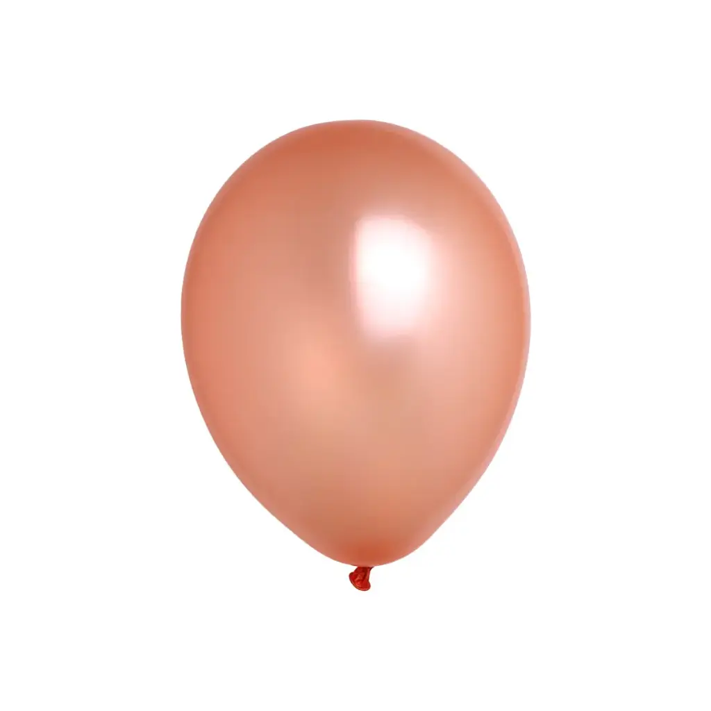 Rose Gold Metallic Latex Balloons 11in – Helium Inflated