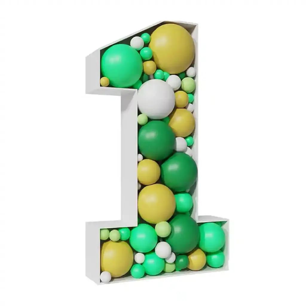 3D Hollow Number for Birthday & Home Decoration