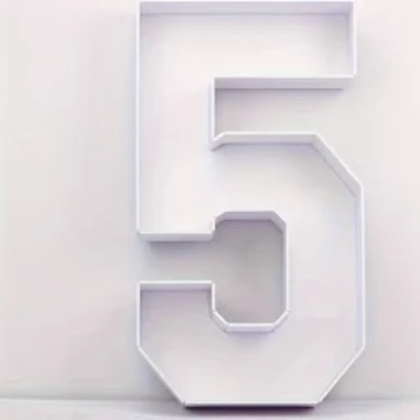 Hollow Letter Without Balloons