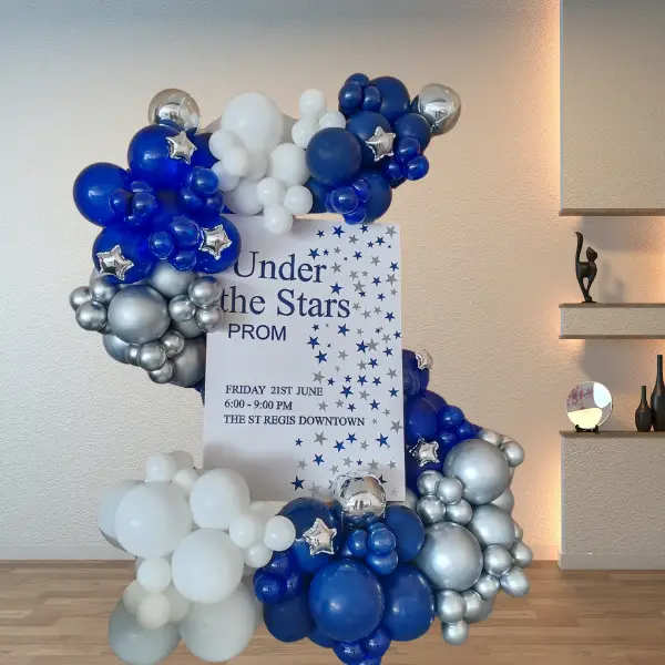 Under the Star Welcome Board Balloon Decoration