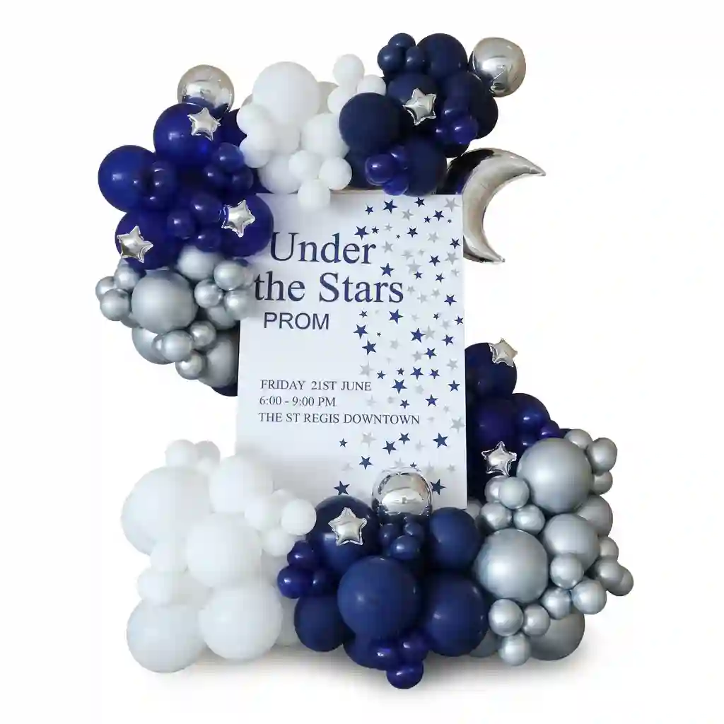 Under the Star Welcome Board Balloon Decoration
