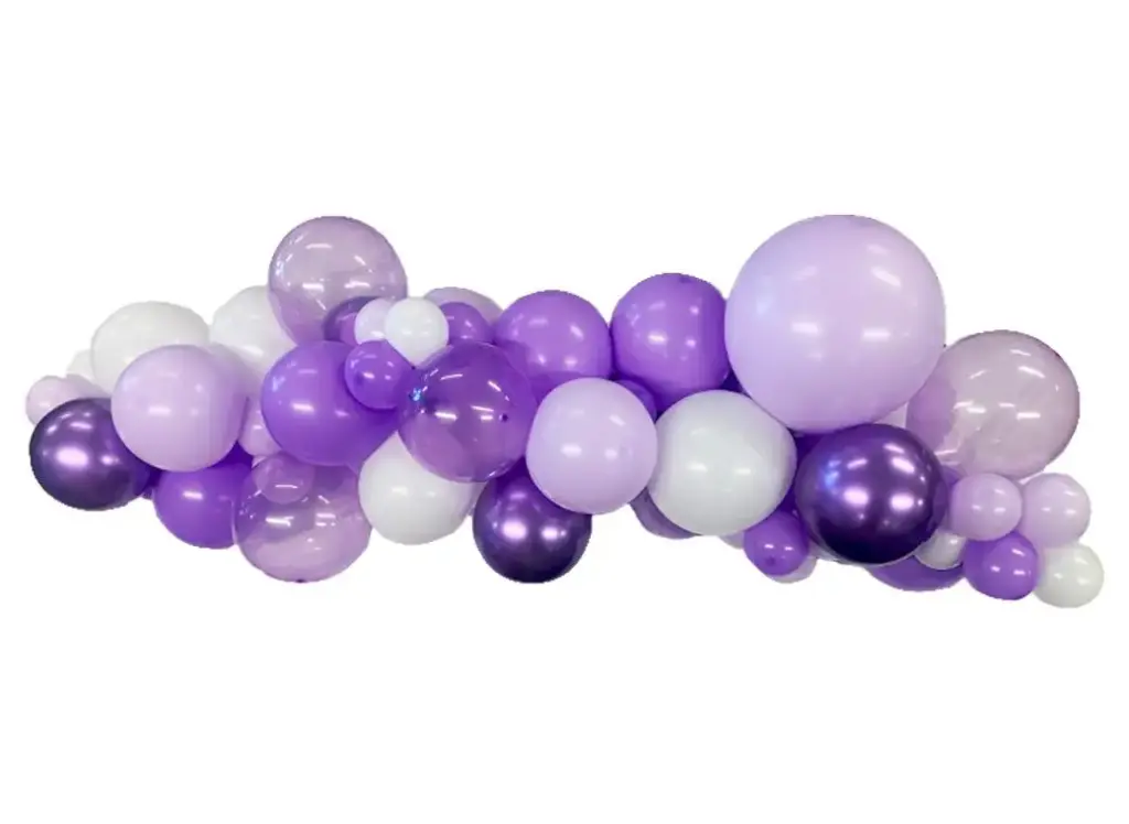 Grape Soda Organic Balloon Garland - 1 m