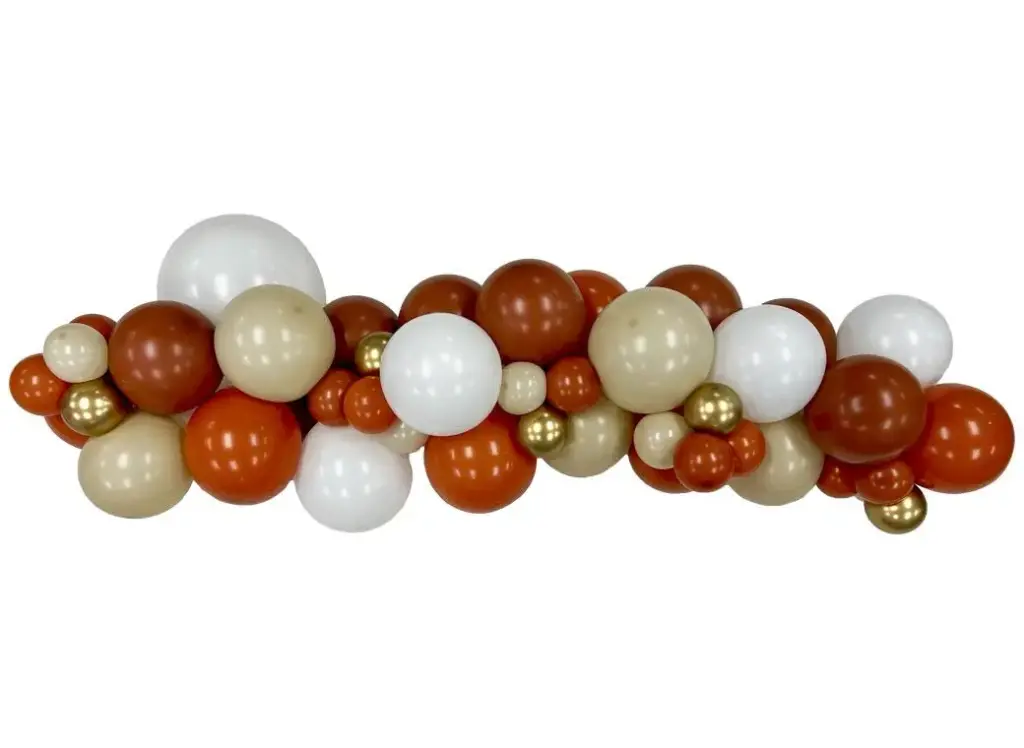 Rustic Autumn Organic Balloon Garland - 1 m