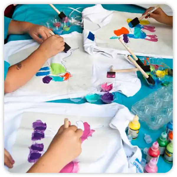 T-Shirt Painting Station