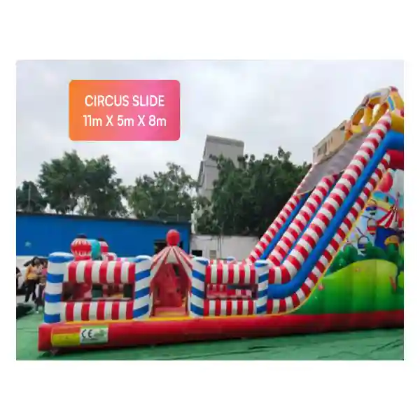 Circus Inflatable Slide – 11x5x8m