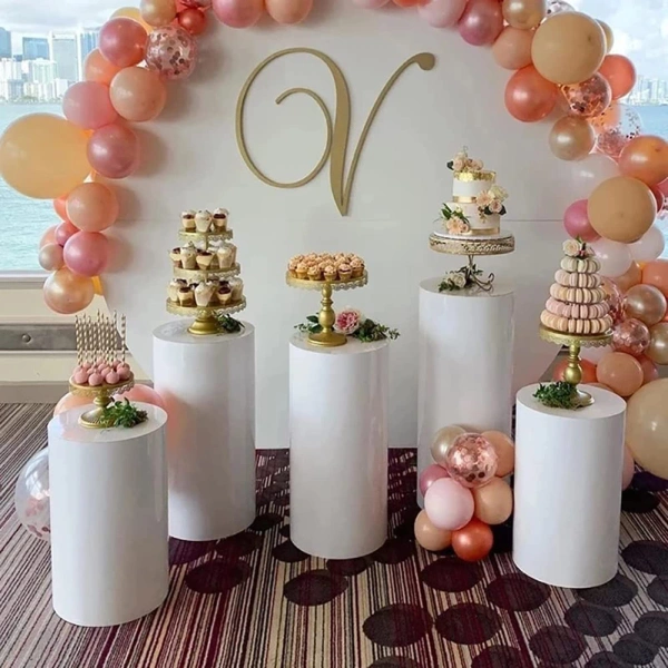 Cylindrical Cake Table 5 pcs