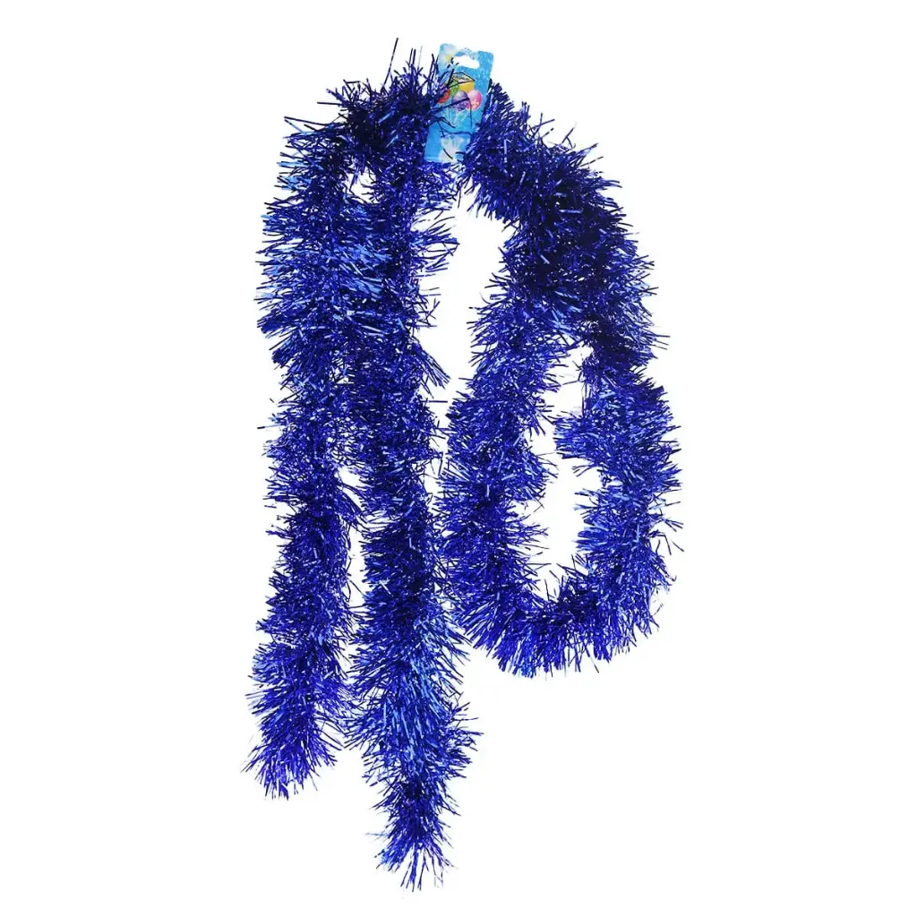 Blue Foil Garland
