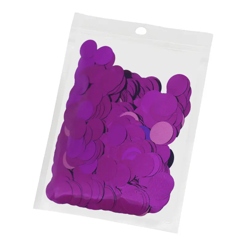 Deep Purple Confetti Circles – Party Table & Balloon Filler Decoration (1 Pack)