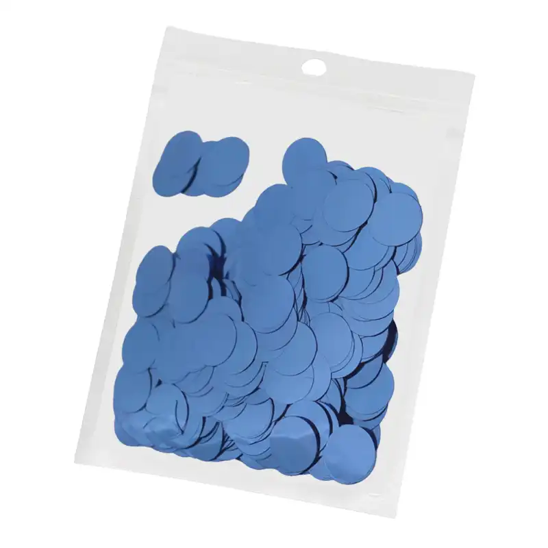 Sky Blue Confetti Circles – Party Table & Balloon Filler Decoration (1 Pack)