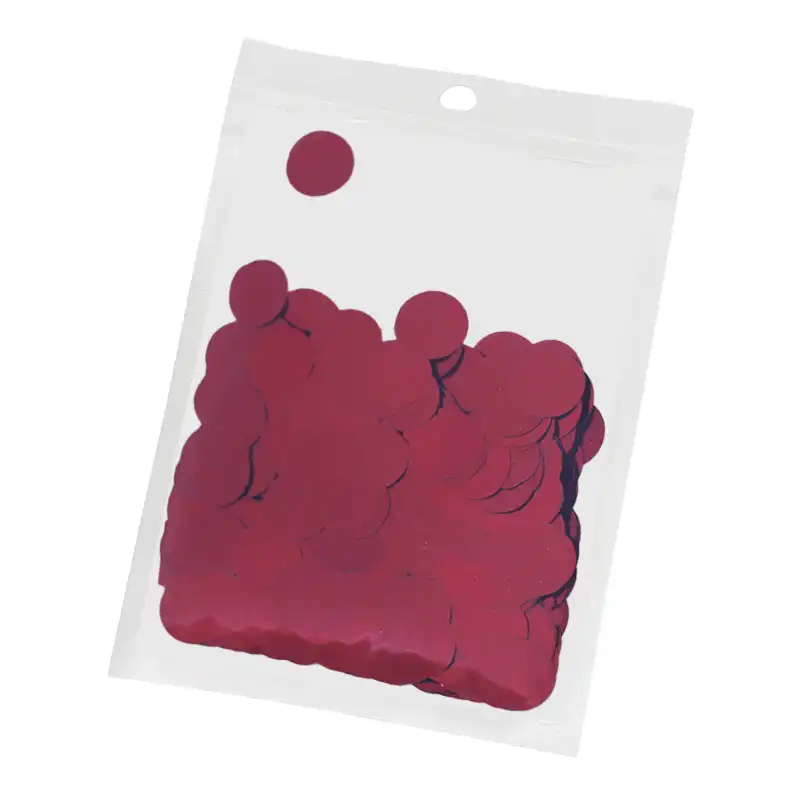 Red Confetti Circles – Party Table & Balloon Filler Decoration (1 Pack)