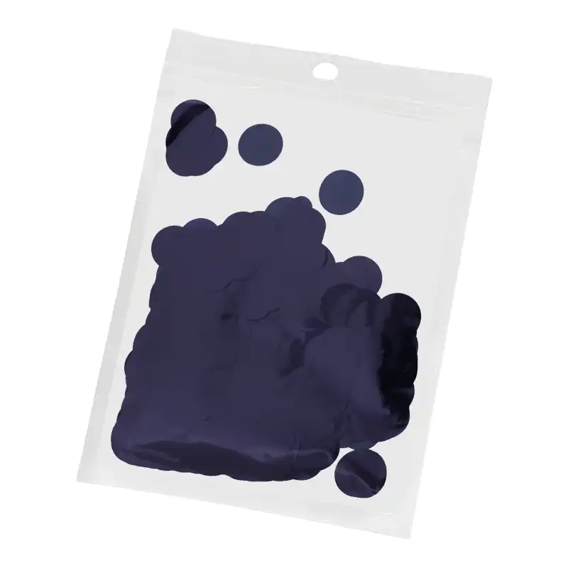 Navy Blue Confetti Circles – Party Table & Balloon Filler Decoration (1 Pack)