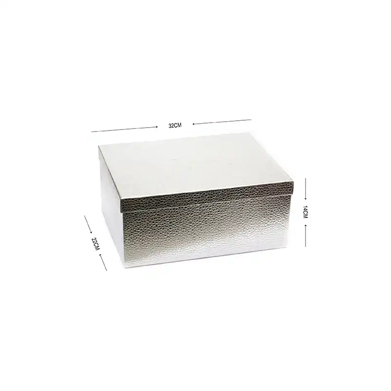 Silver Colour Gift Packing/Nesting Box with Lid – Small to XXL Sizes