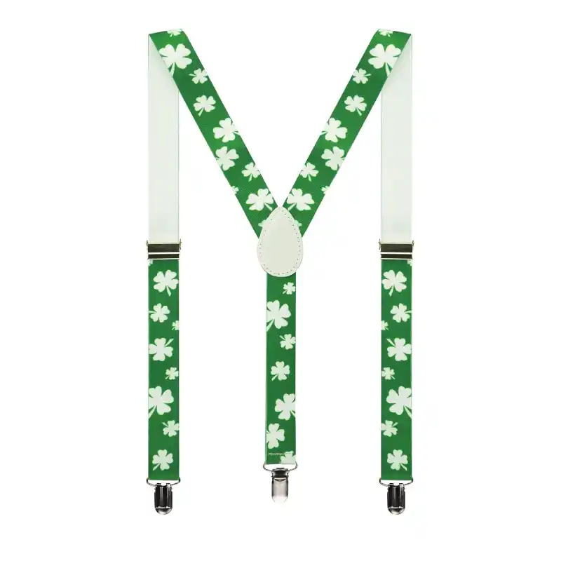 Adult Fashion Suspenders – St. Patrick Theme