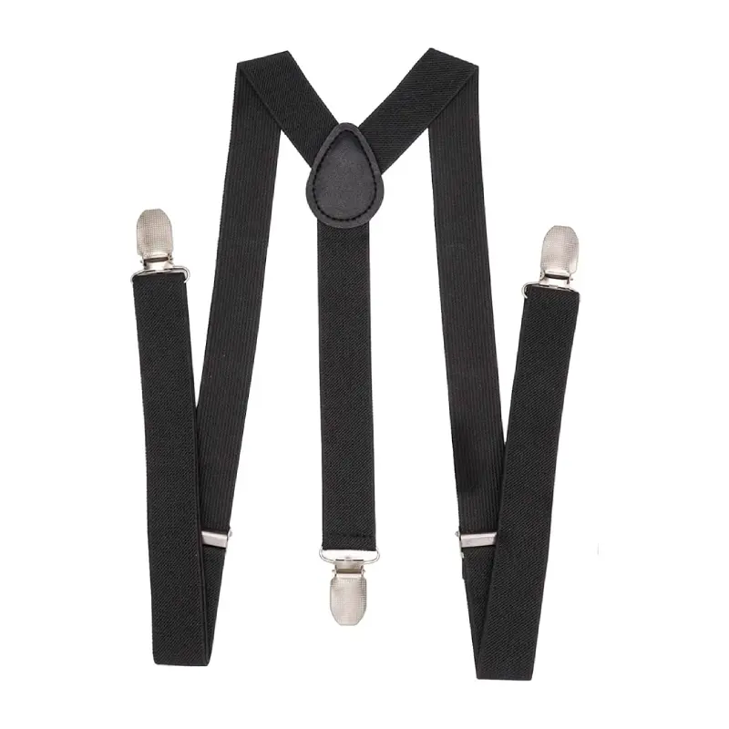 Adult Fashion Suspenders – Black