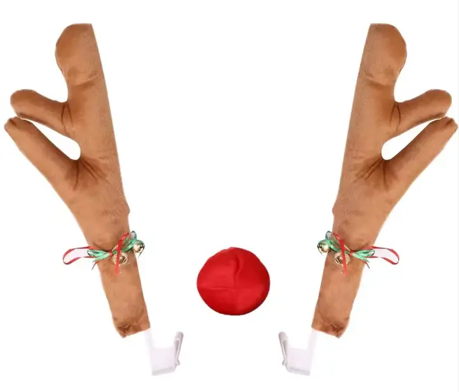  Car Reindeer Antlers and Nose 